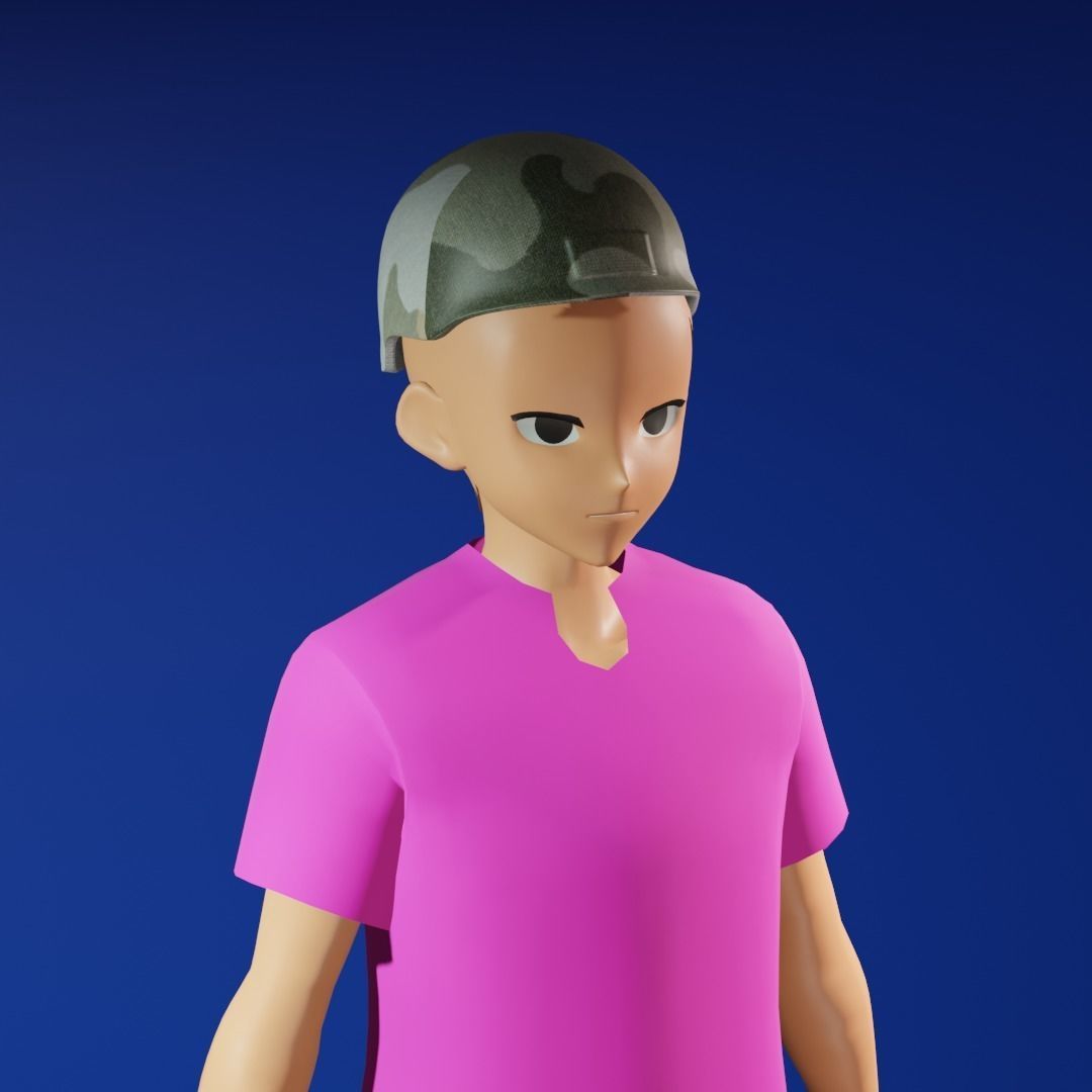 3d NFT Characters - Series XL Low-poly 3D model_3