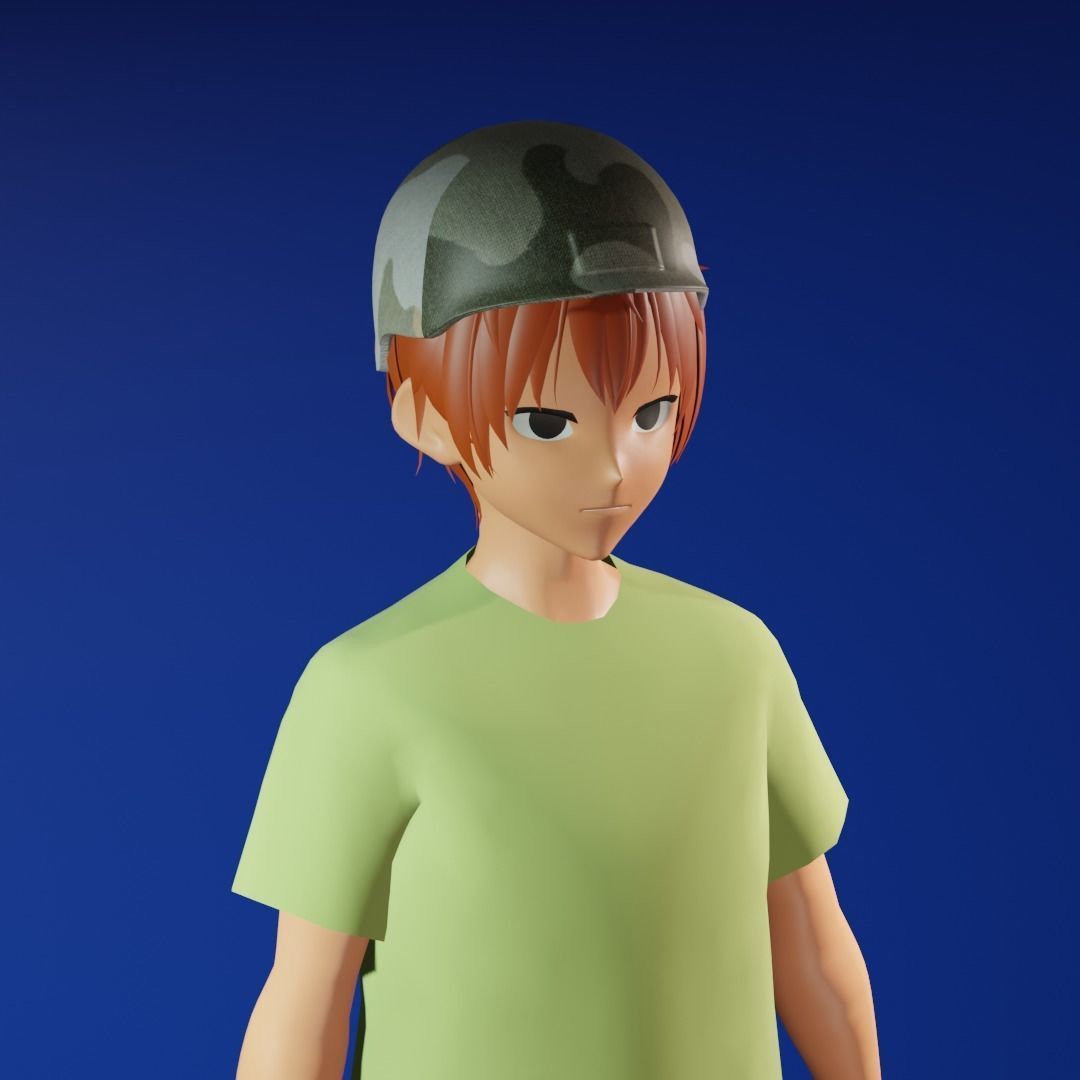 3d NFT Characters - Series XLI Low-poly 3D model_3