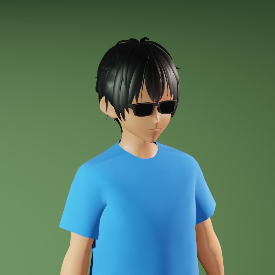 3d NFT Characters - Series XLI Low-poly 3D model_1