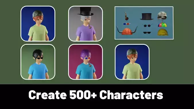 3d NFT Characters - Series XLI