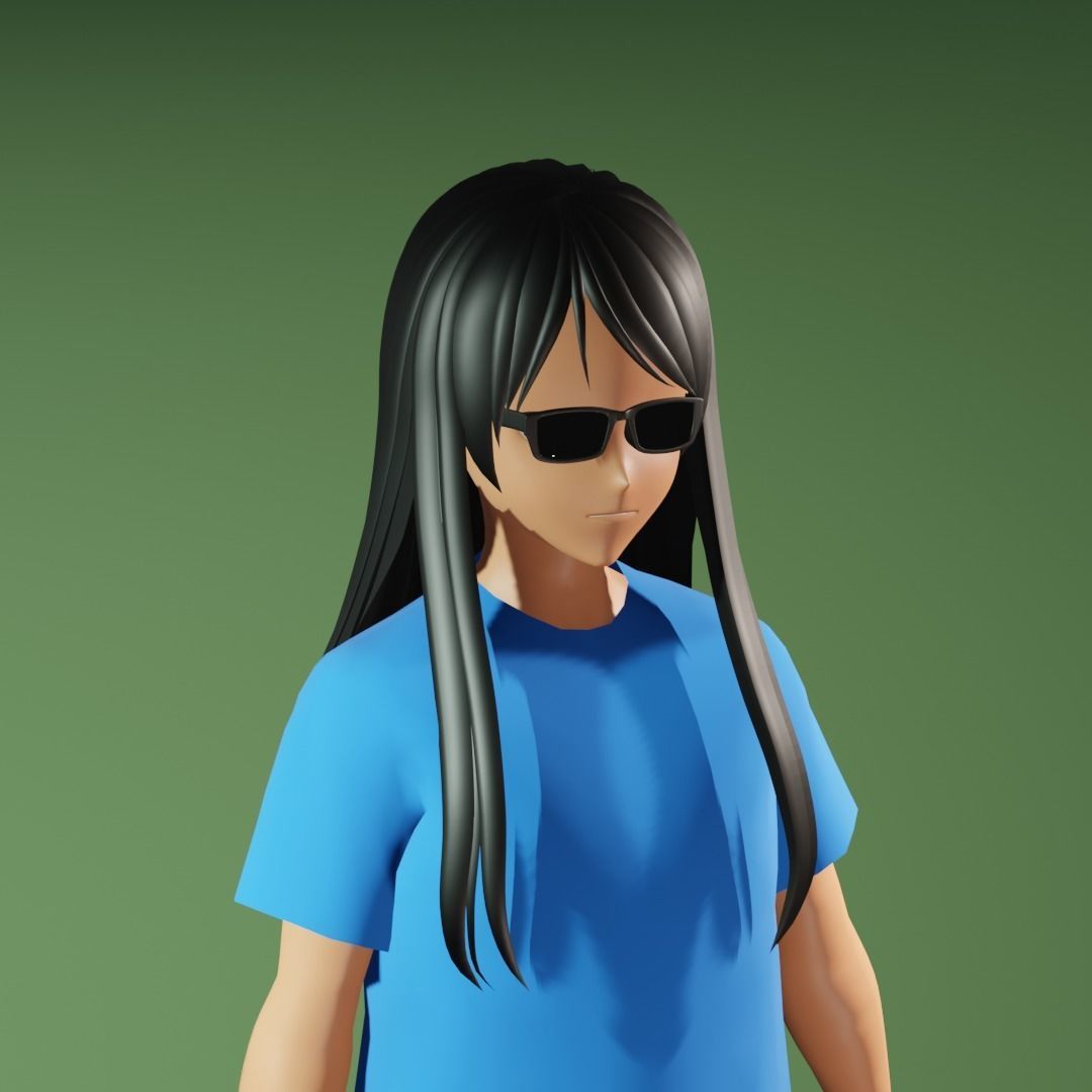 3d NFT Characters - Series XLII Low-poly 3D model_1