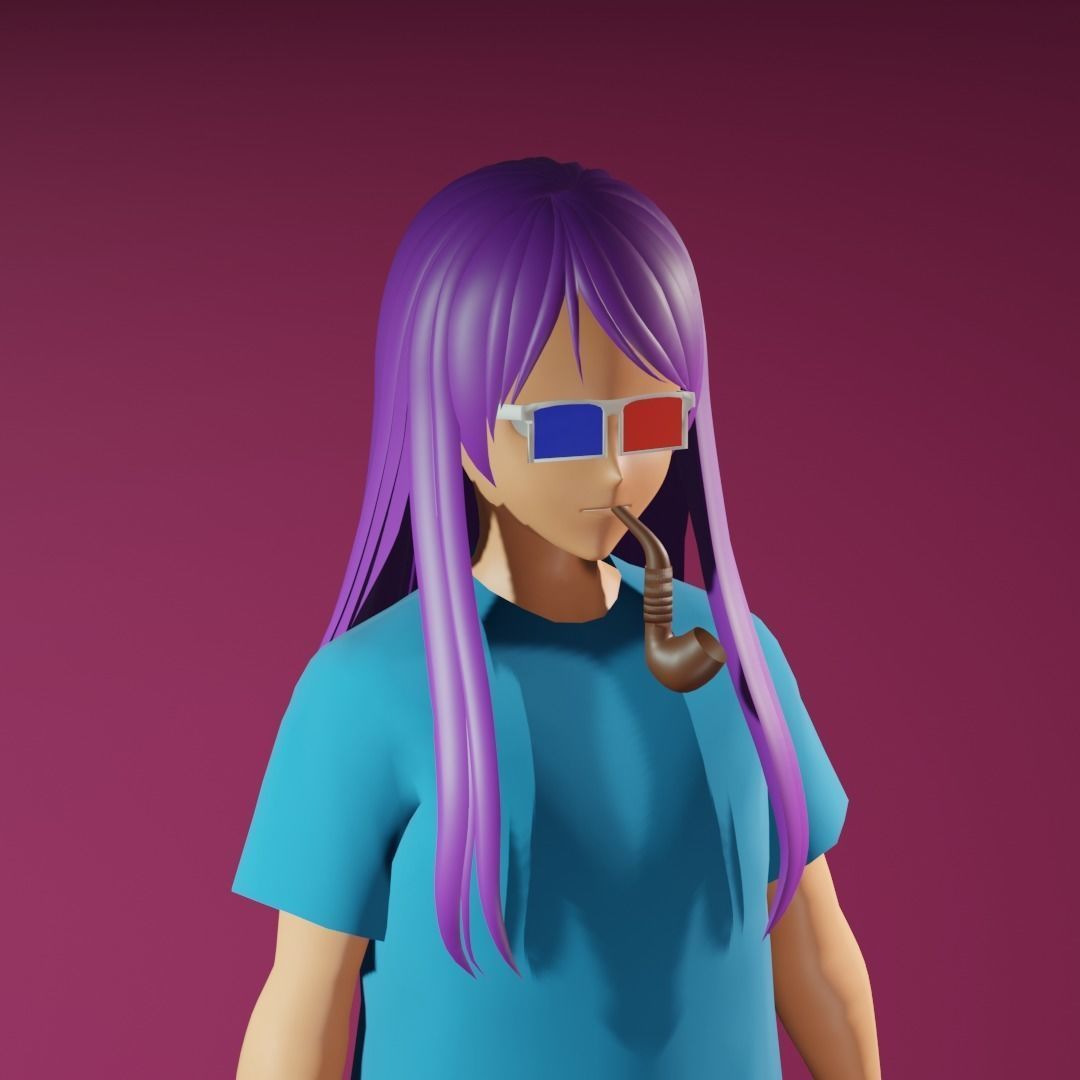 3d NFT Characters - Series XLII Low-poly 3D model_2