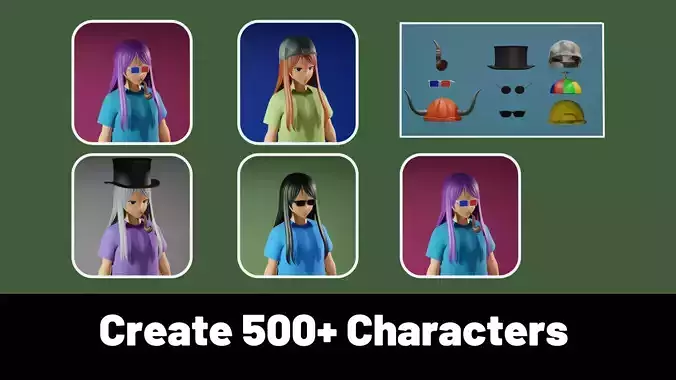 3d NFT Characters - Series XLII