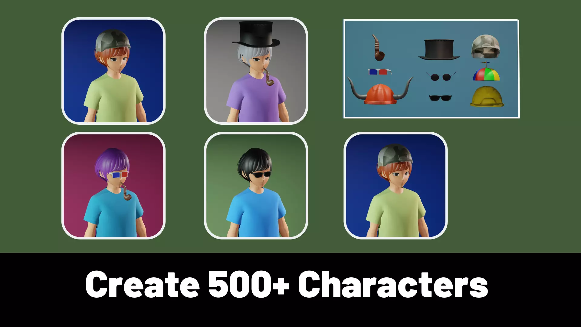 3d NFT Characters - Series XLIII Low-poly 3D model_0