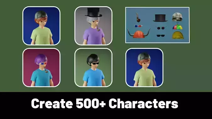 3d NFT Characters - Series XLIII