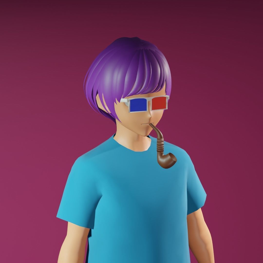 3d NFT Characters - Series XLIII Low-poly 3D model_2