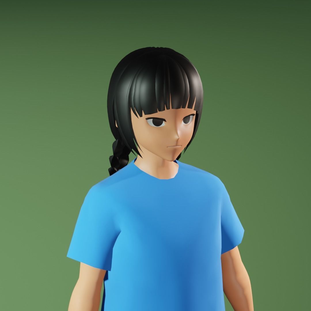 3d NFT Characters - Series XLIV Low-poly 3D model_1