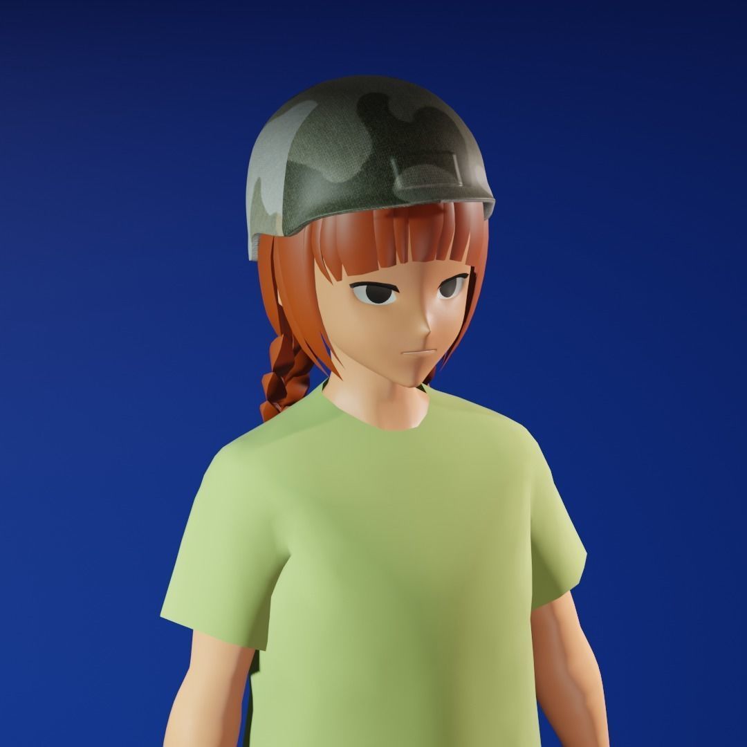 3d NFT Characters - Series XLIV Low-poly 3D model_3