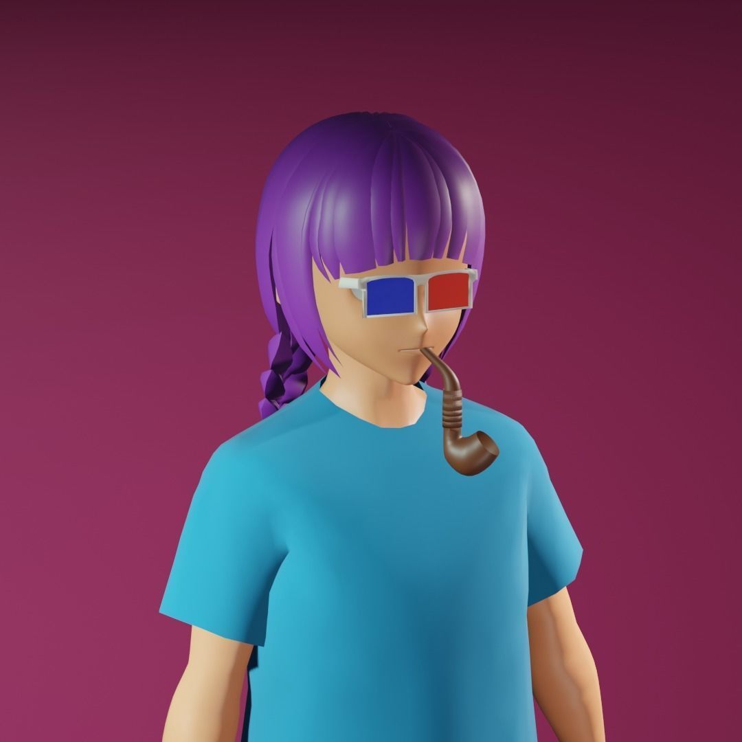 3d NFT Characters - Series XLIV Low-poly 3D model_2