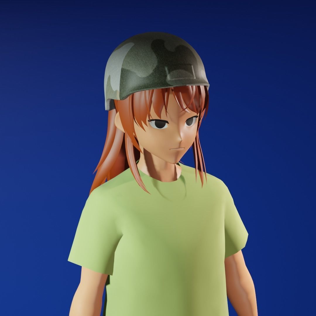 3d NFT Characters - Series XLV Low-poly 3D model_3