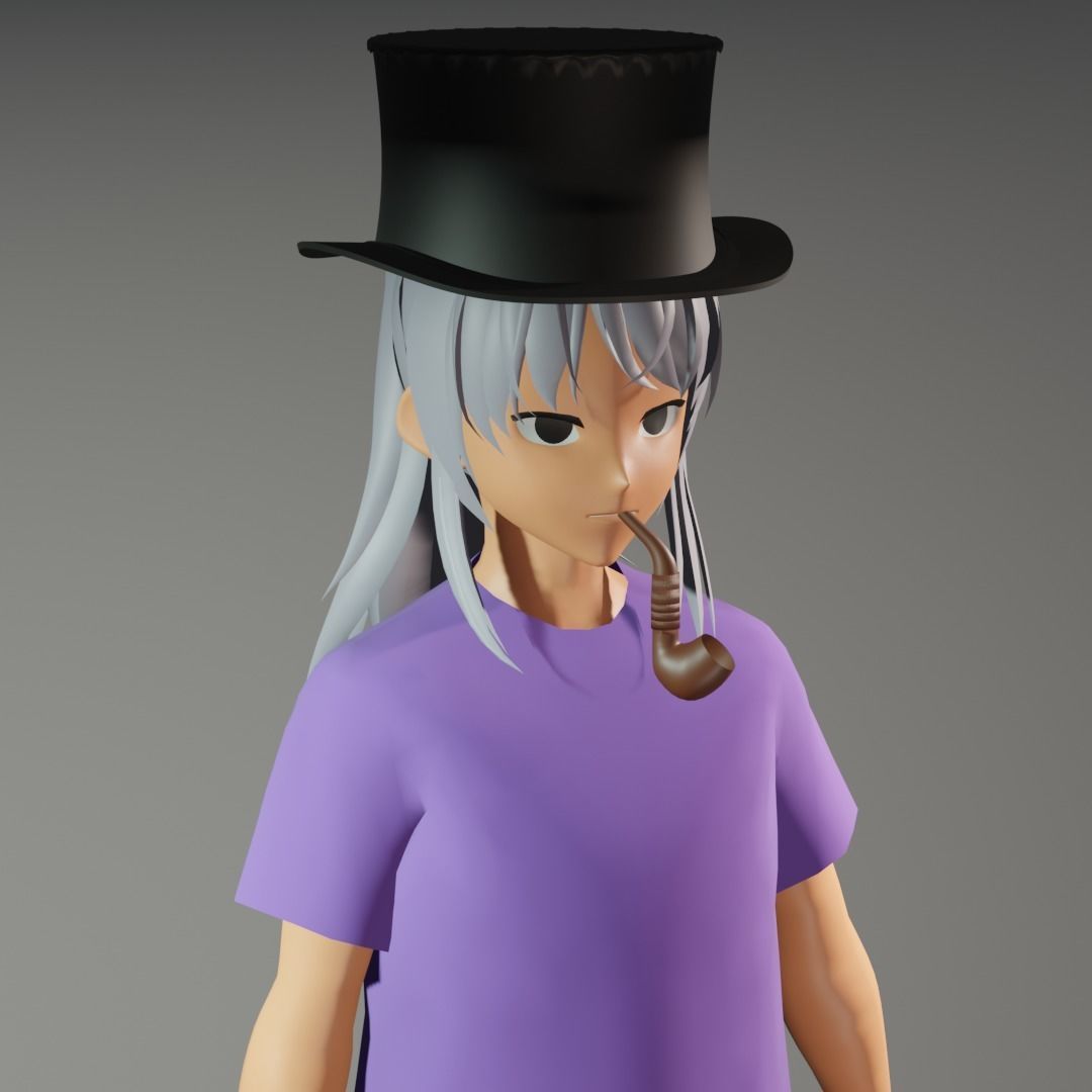 3d NFT Characters - Series XLV Low-poly 3D model_4