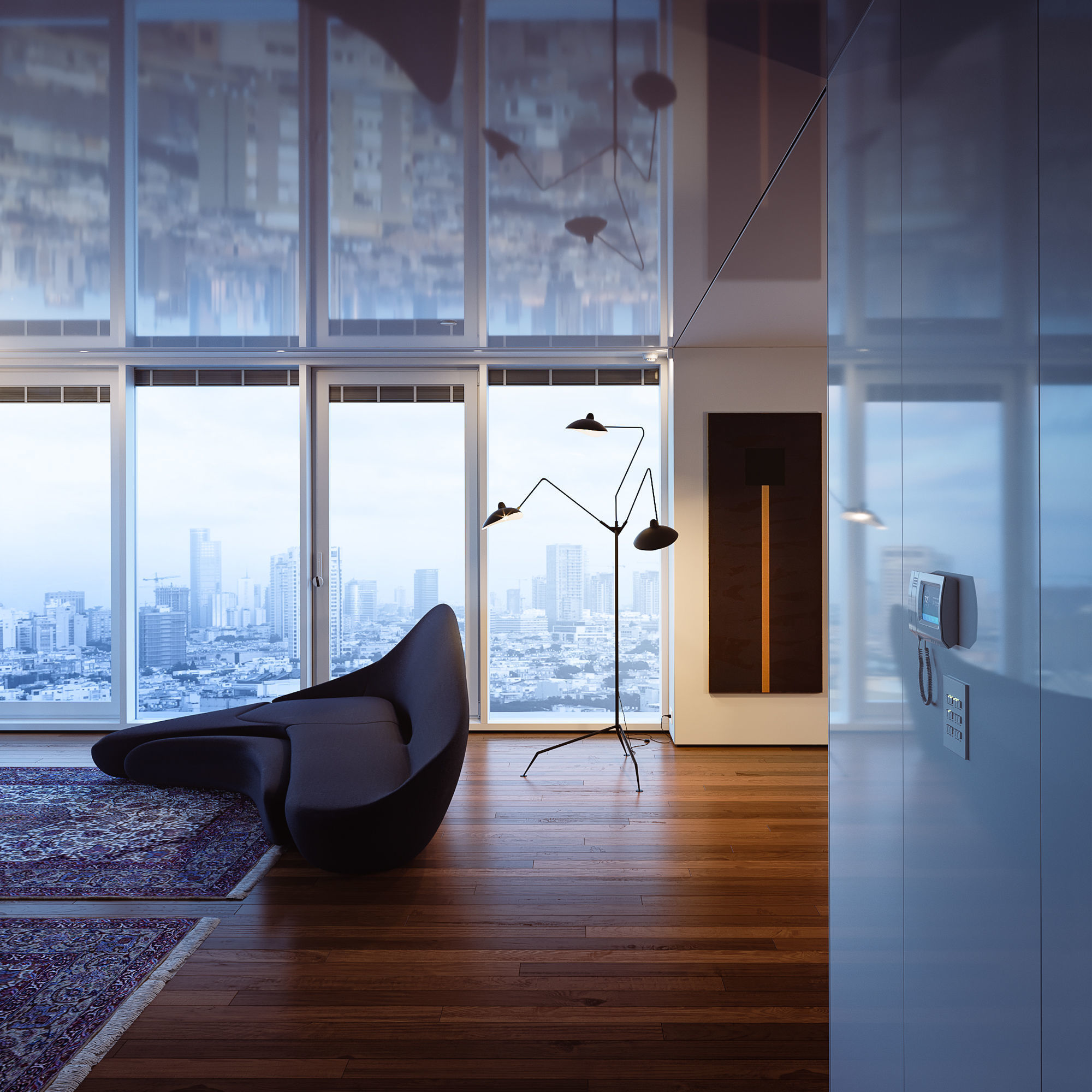 Intercom - Control Panel Free 3D model_6