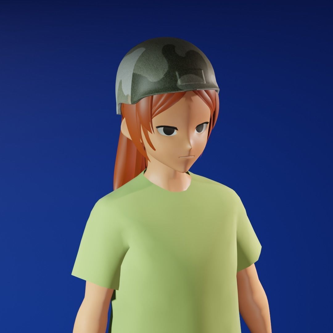 3d NFT Characters - Series XLVI Low-poly 3D model_3