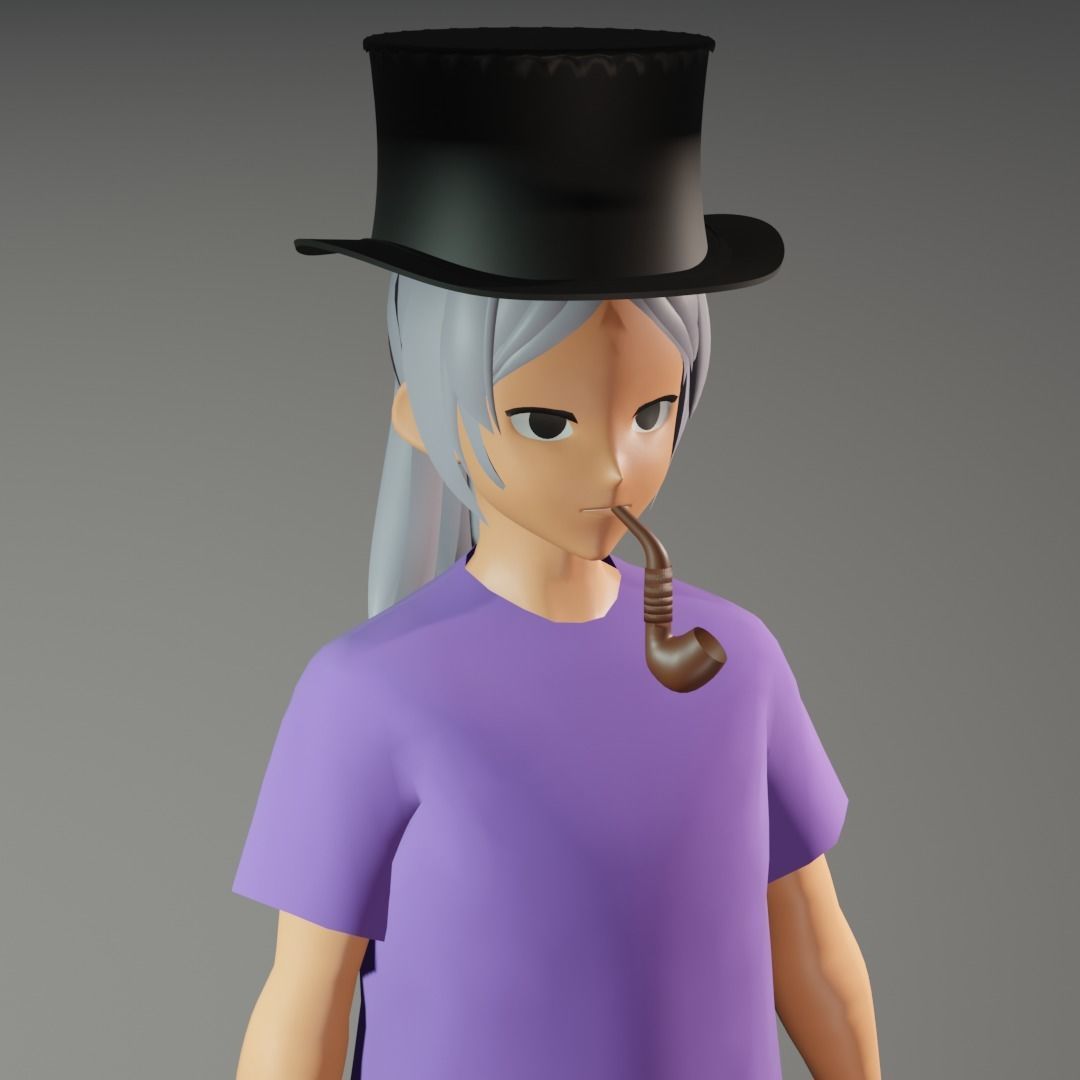 3d NFT Characters - Series XLVI Low-poly 3D model_4