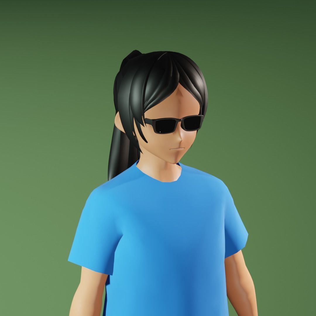 3d NFT Characters - Series XLVI Low-poly 3D model_1