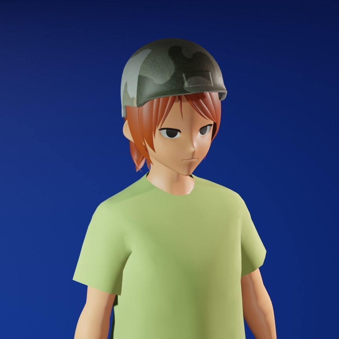 3d NFT Characters - Series XLVII Low-poly 3D model_3