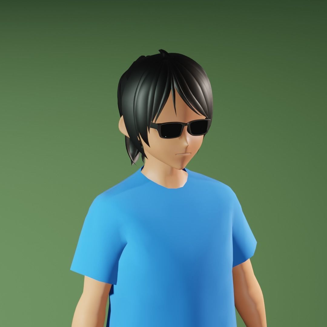 3d NFT Characters - Series XLVII Low-poly 3D model_1