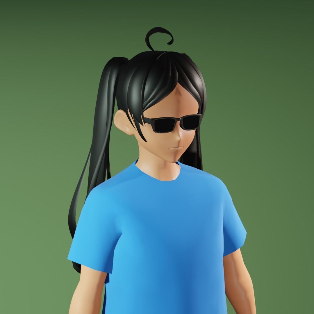 3d NFT Characters - Series XLIX Low-poly 3D model_1