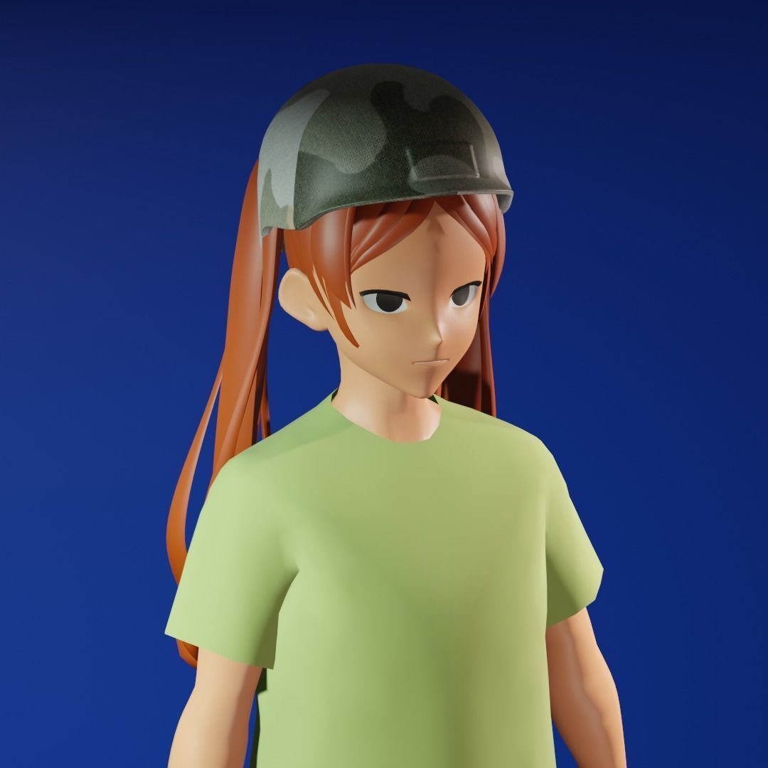 3d NFT Characters - Series XLIX Low-poly 3D model_3