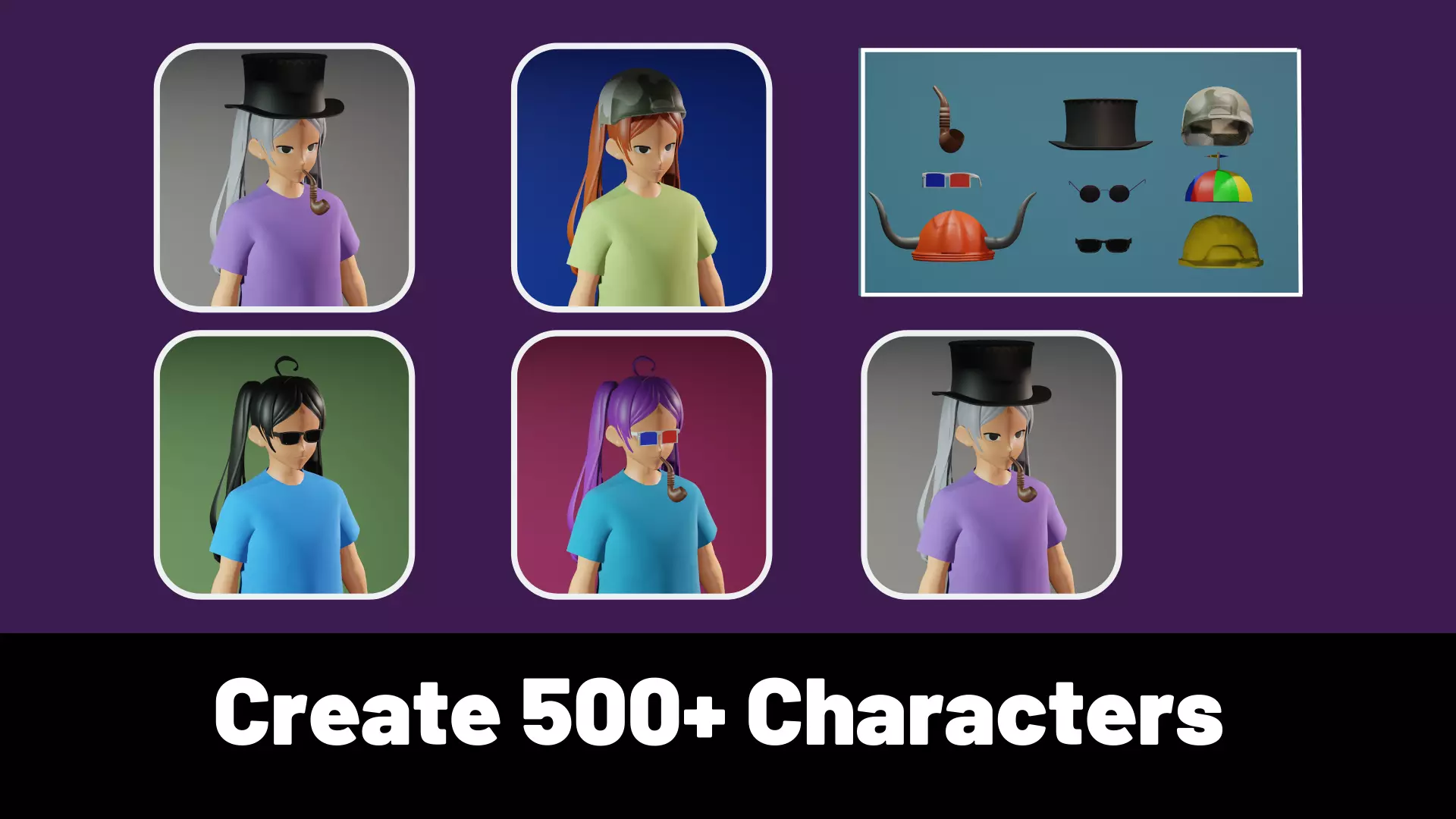 3d NFT Characters - Series XLIX Low-poly 3D model_0