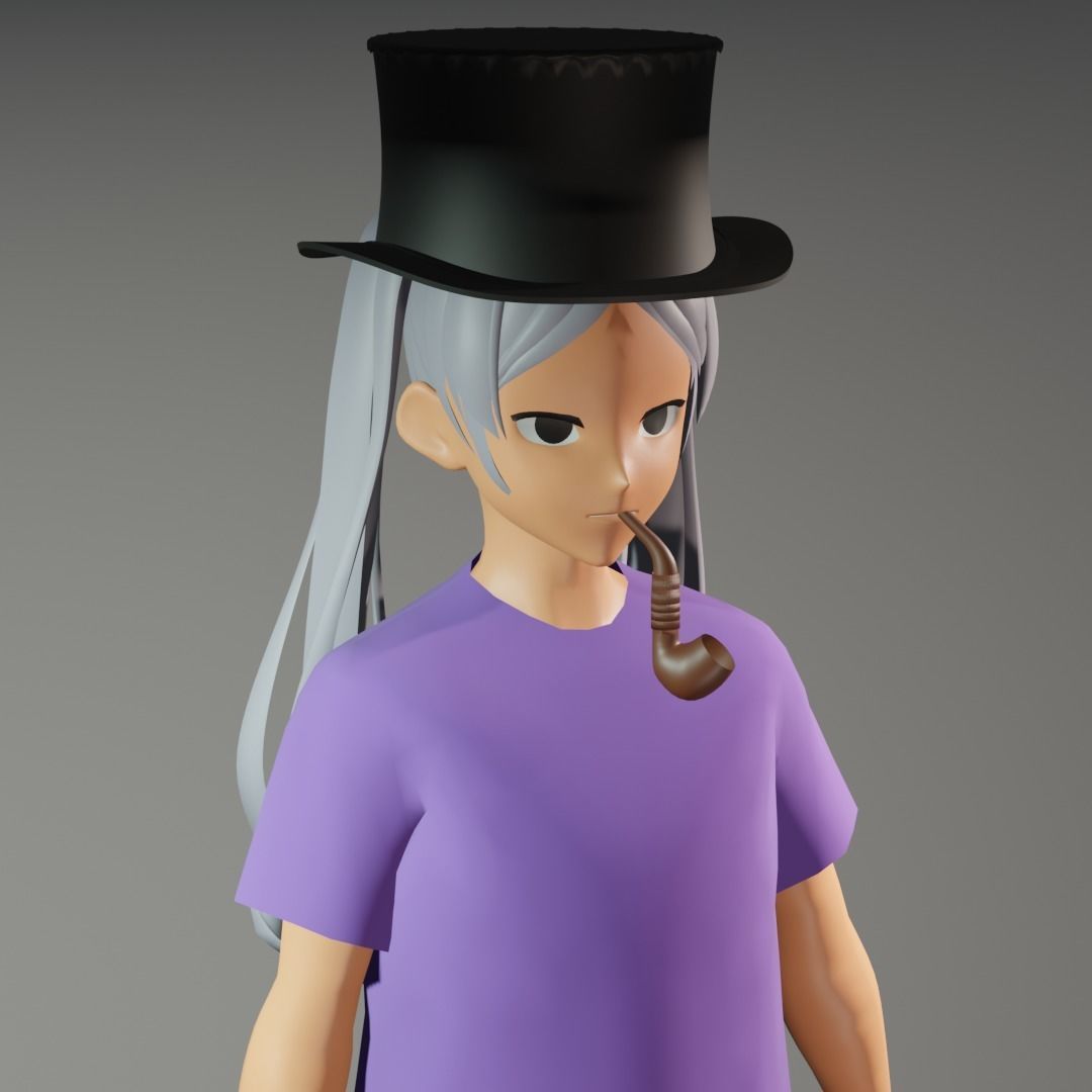 3d NFT Characters - Series XLIX Low-poly 3D model_4