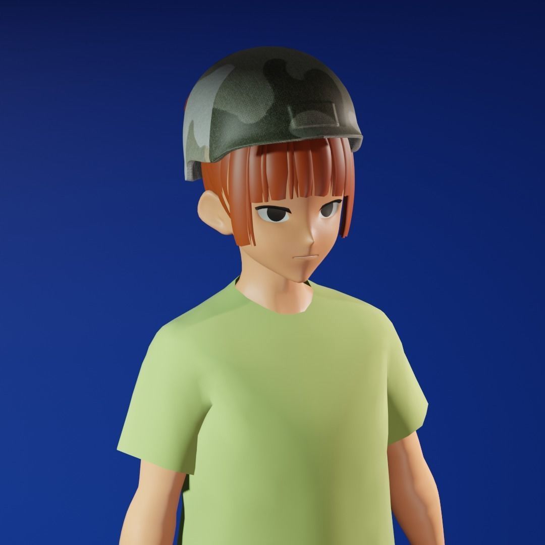 3d NFT Characters - Series L Low-poly 3D model_3