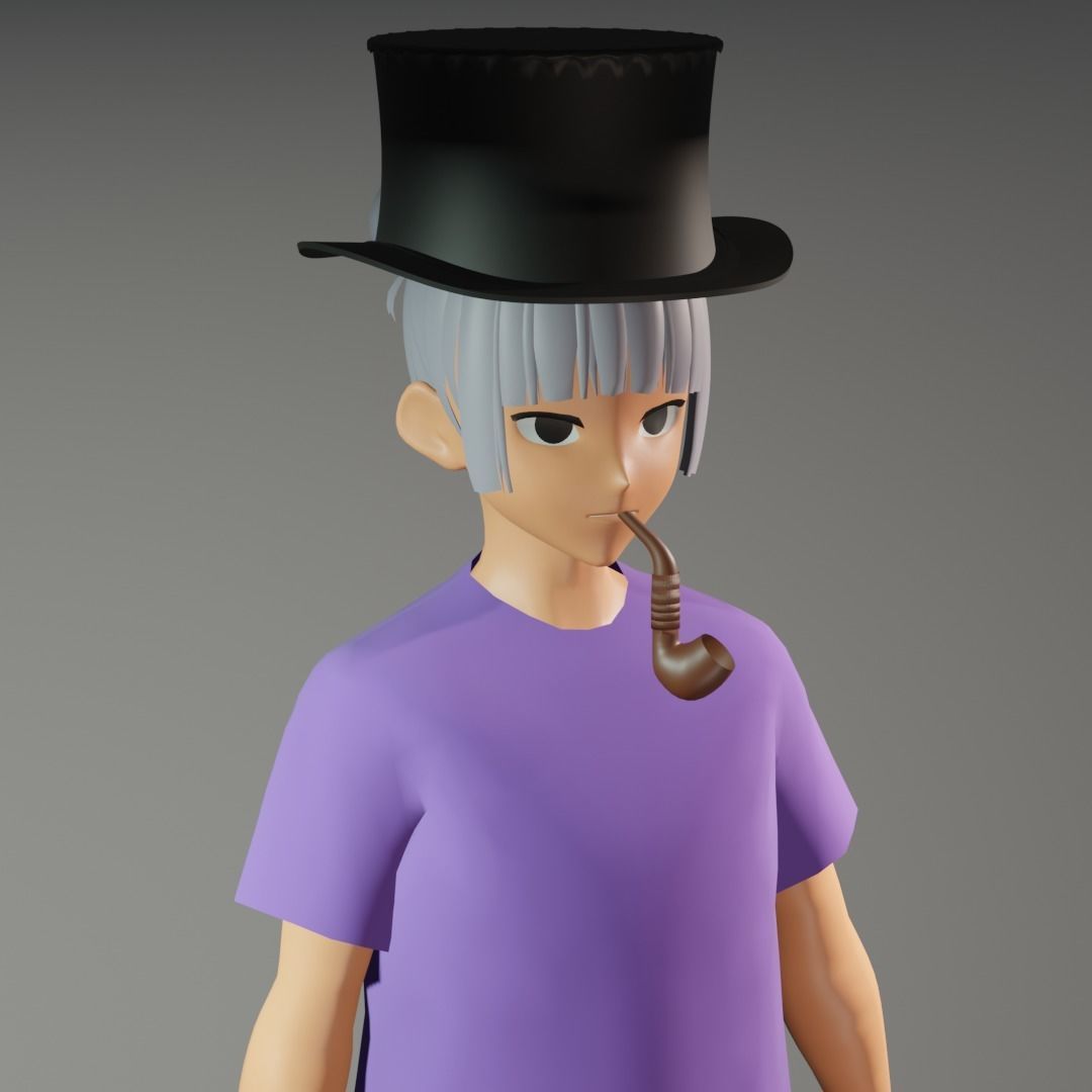 3d NFT Characters - Series L Low-poly 3D model_4