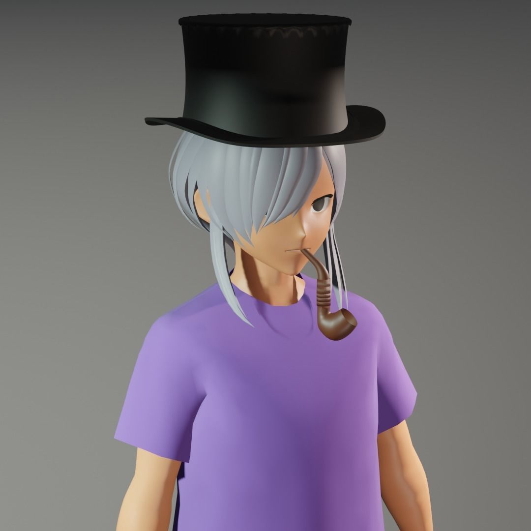 3d NFT Characters - Series LII Low-poly 3D model_4