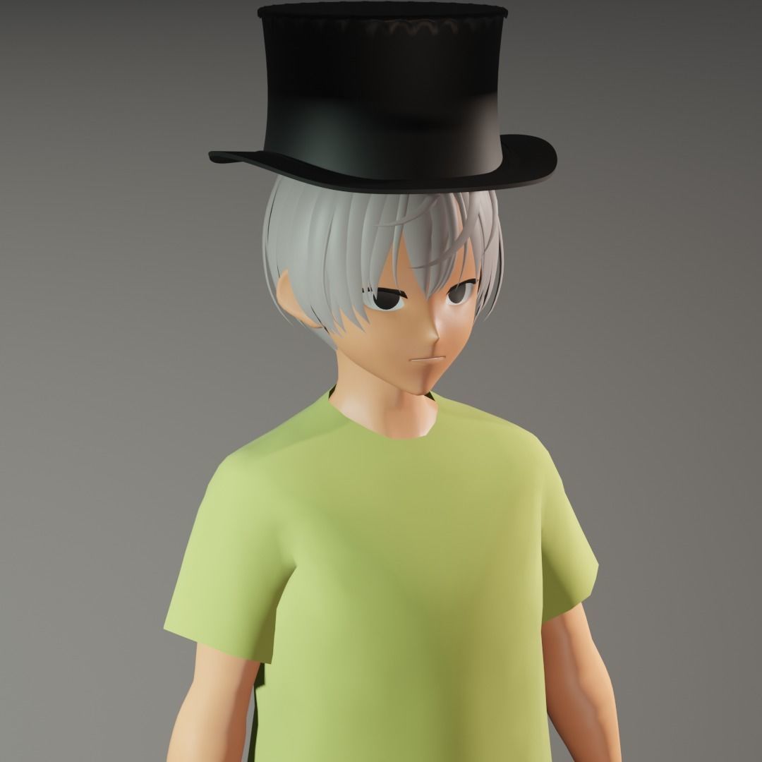 3d NFT Characters - Series LV Low-poly 3D model_4