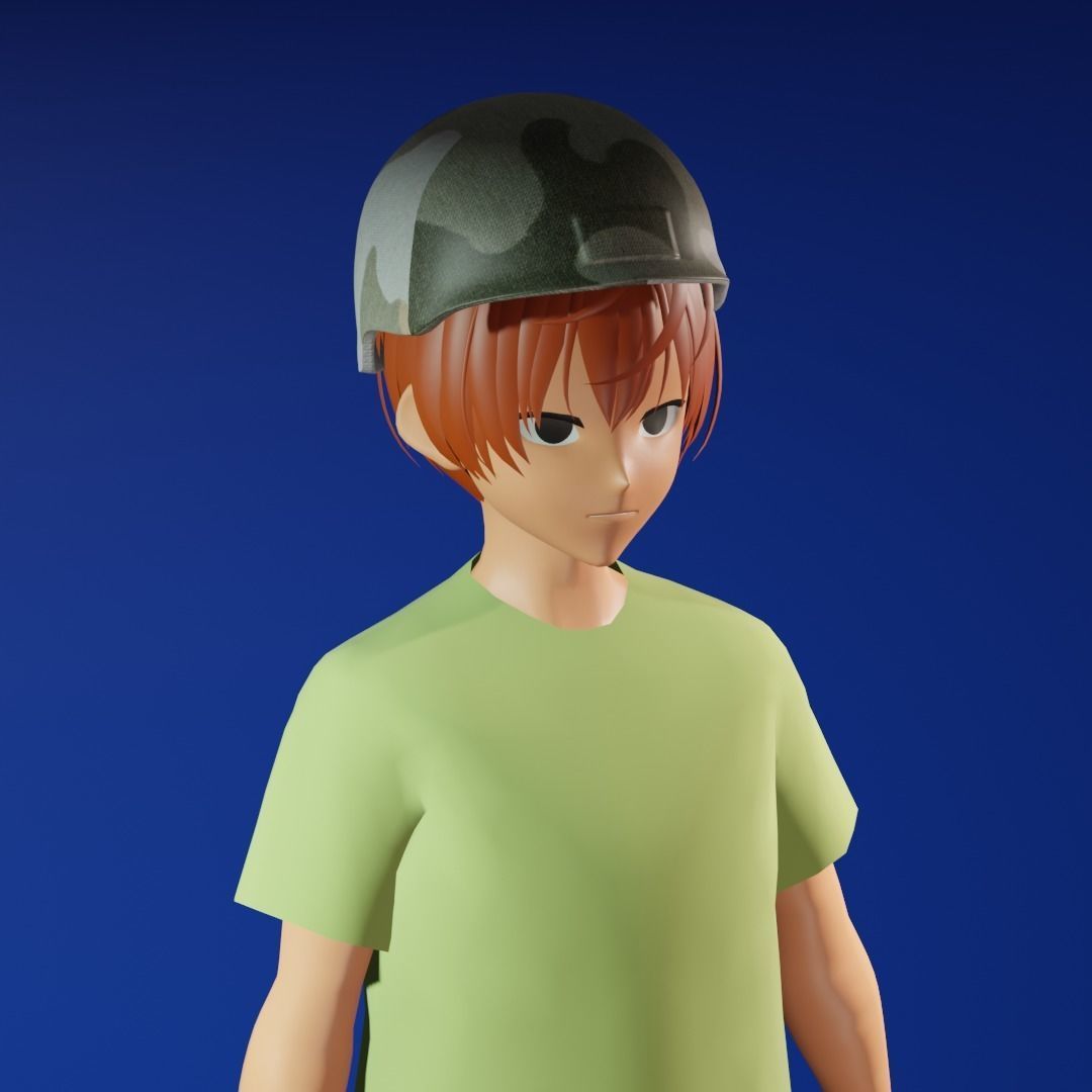 3d NFT Characters - Series LV Low-poly 3D model_3