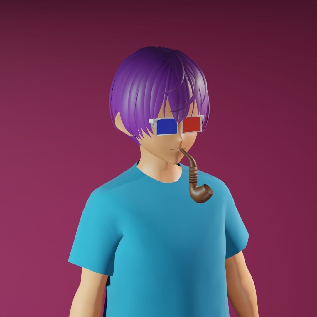 3d NFT Characters - Series LV Low-poly 3D model_2