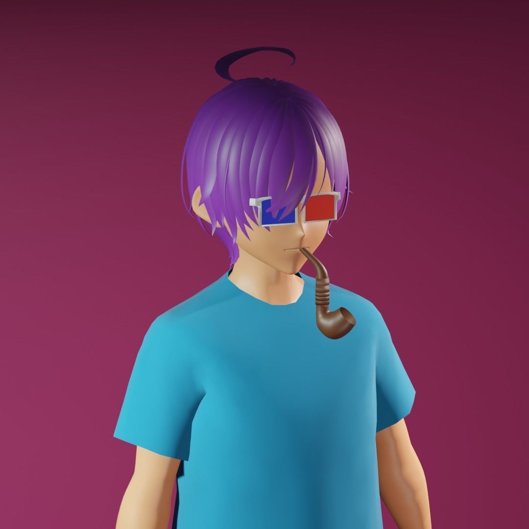 3d NFT Characters - Series LVI Low-poly 3D model_2