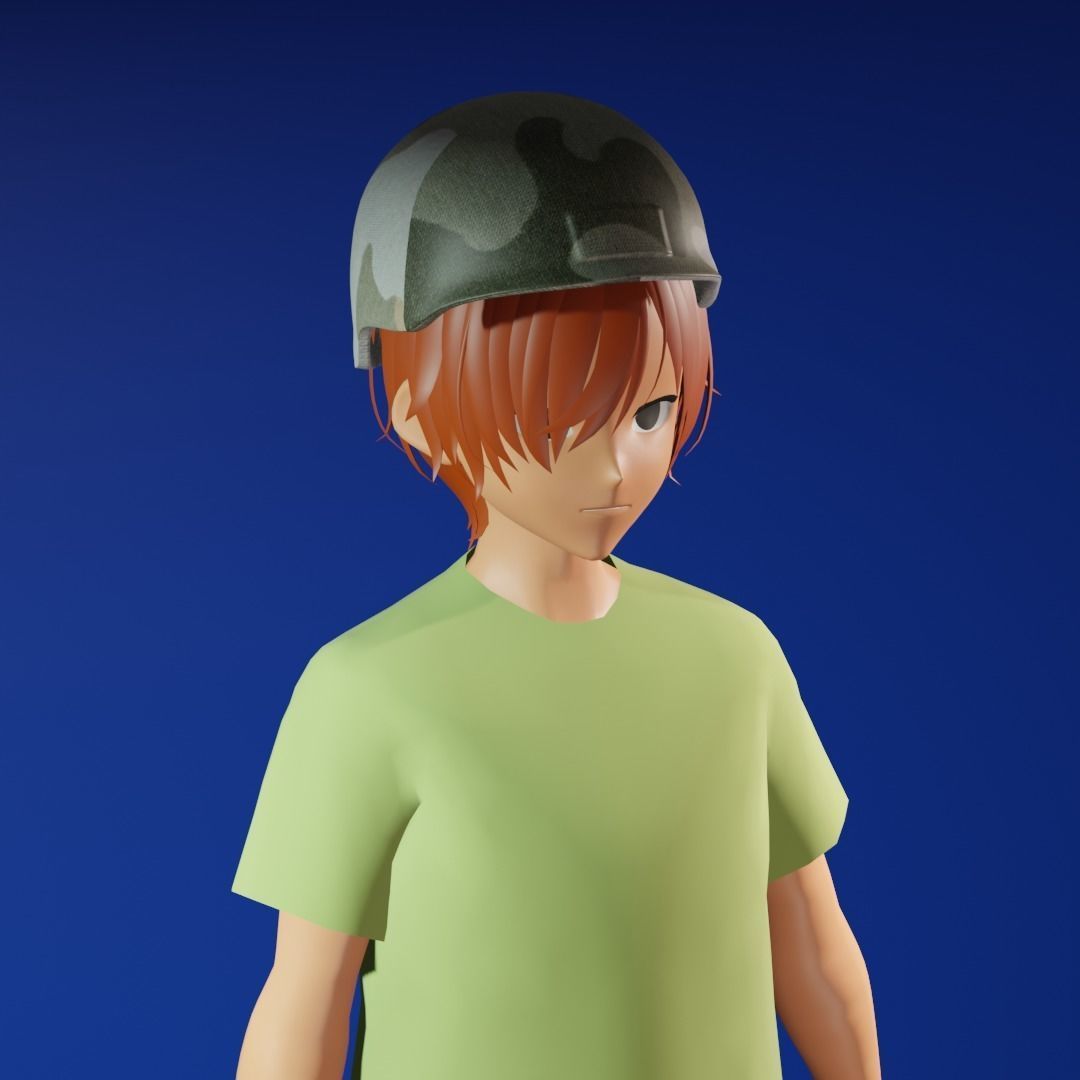 3d NFT Characters - Series LVI Low-poly 3D model_3