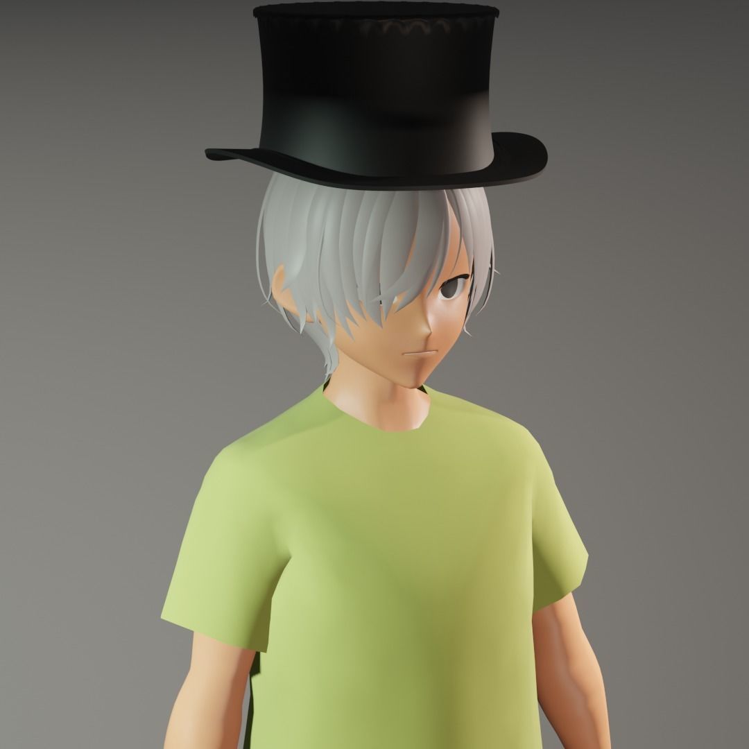 3d NFT Characters - Series LVI Low-poly 3D model_4