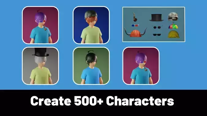 3d NFT Characters - Series LVI