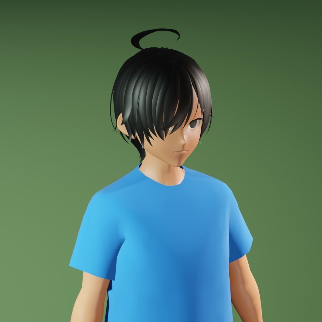 3d NFT Characters - Series LVI Low-poly 3D model_1