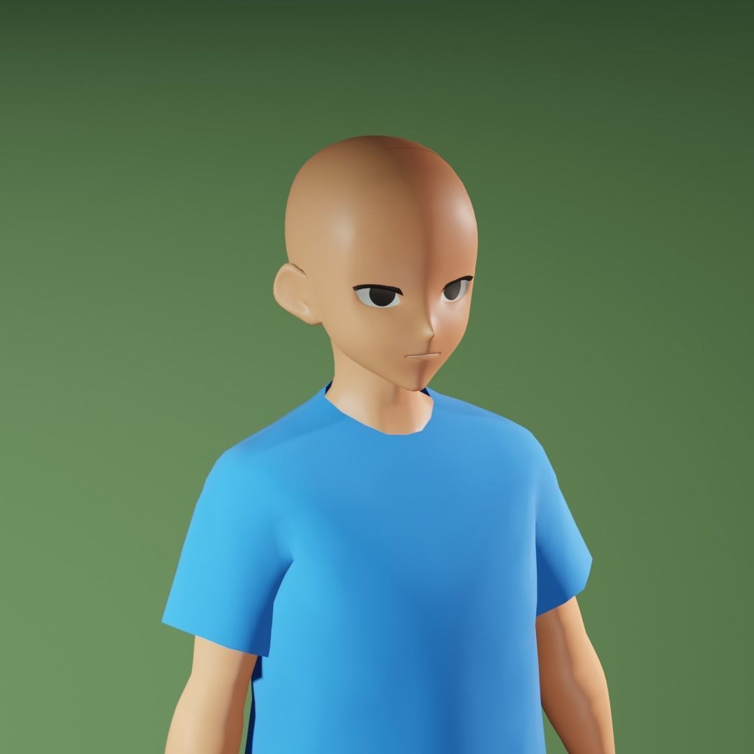 3d NFT Characters - Series LX Low-poly 3D model_1