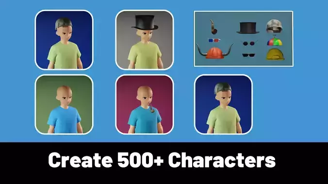 3d NFT Characters - Series LX