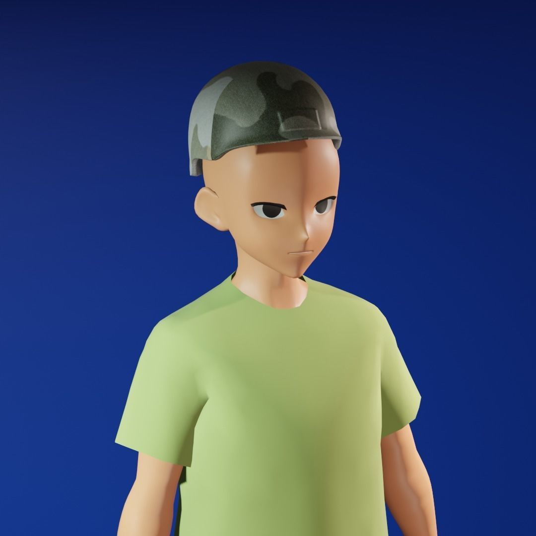 3d NFT Characters - Series LX Low-poly 3D model_3