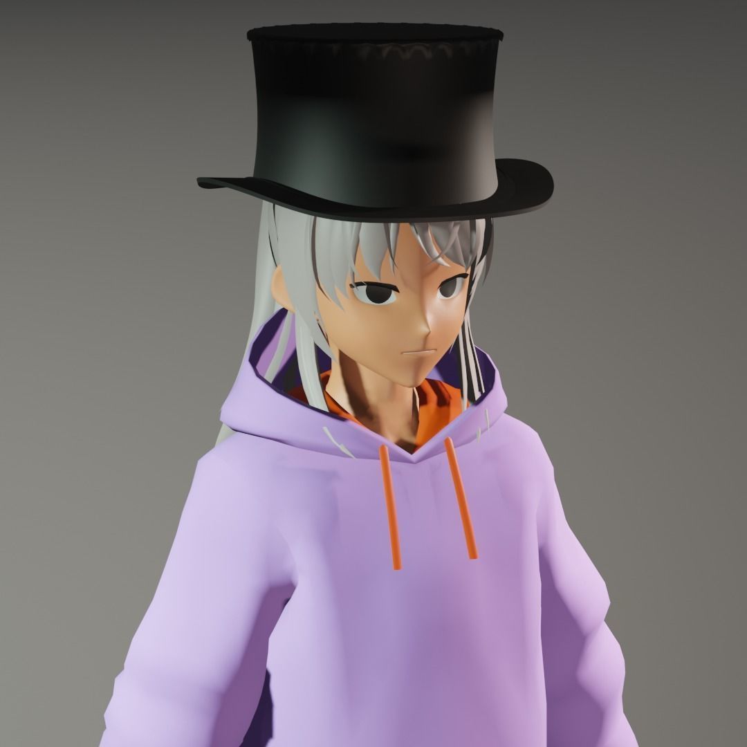 3d NFT Characters - Series LXV Low-poly 3D model_4