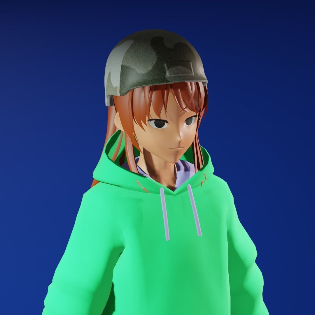 3d NFT Characters - Series LXV Low-poly 3D model_3