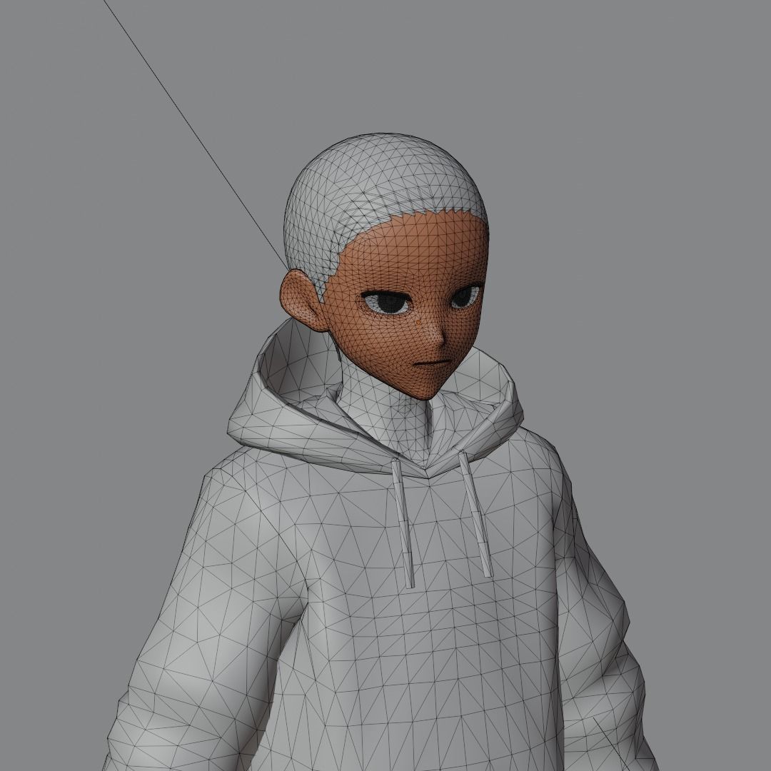 3d NFT Characters - Series LXV Low-poly 3D model_6