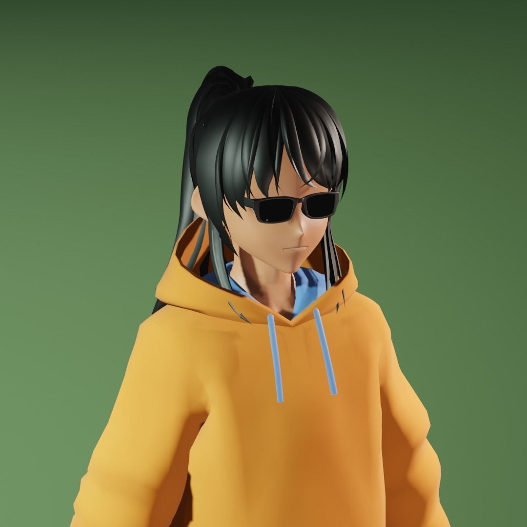 3d NFT Characters - Series LXV Low-poly 3D model_1