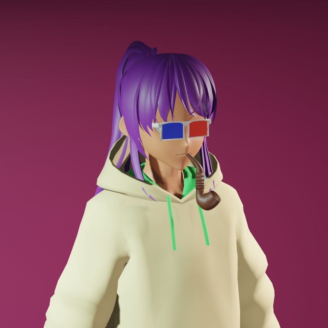 3d NFT Characters - Series LXV Low-poly 3D model_2