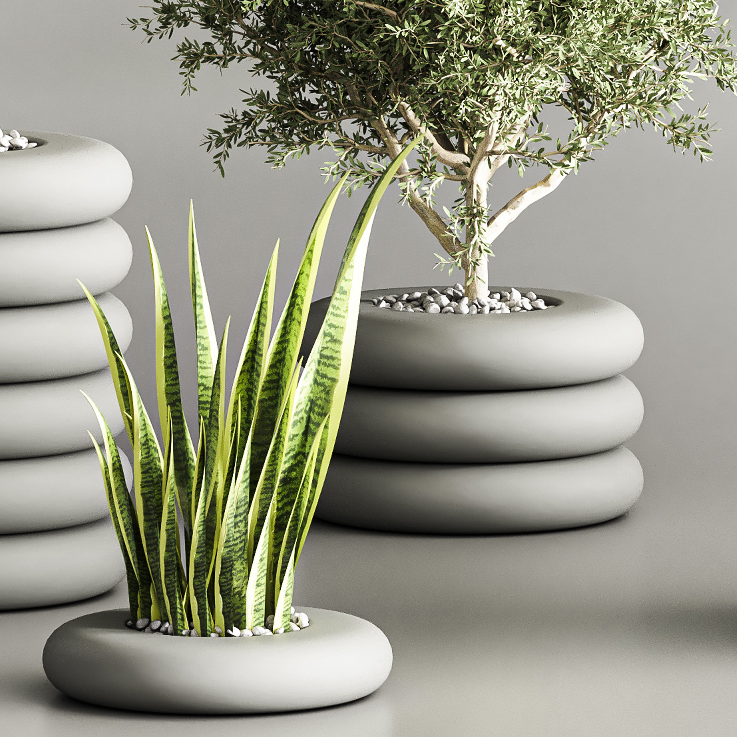 indoor plant stand 57 3D model_2