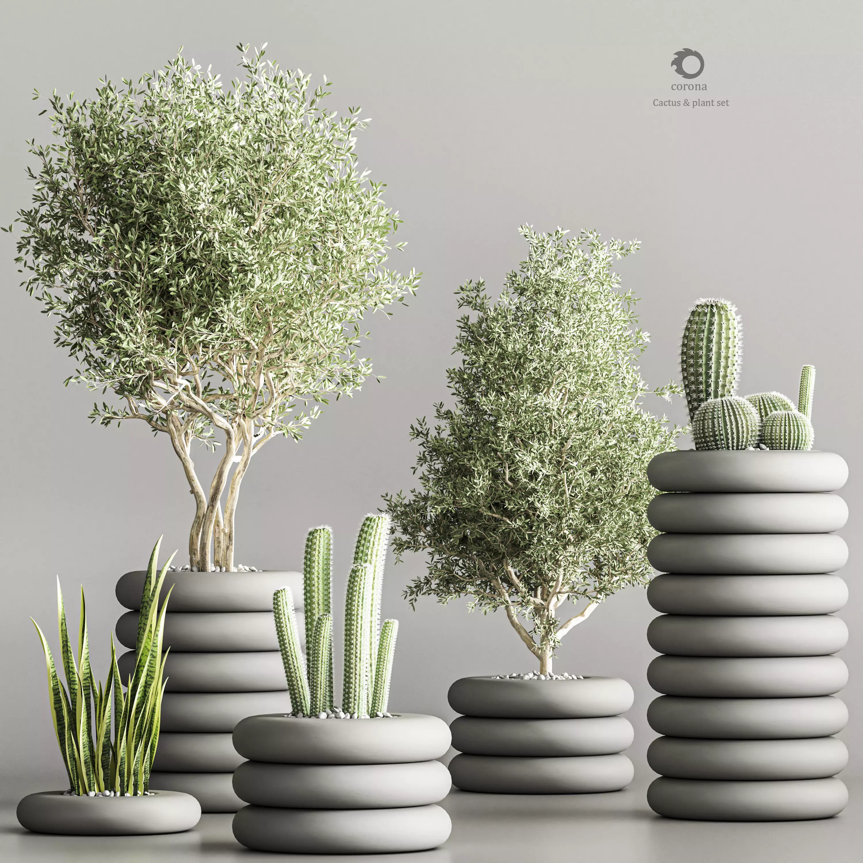 indoor plant stand 57 3D model_0
