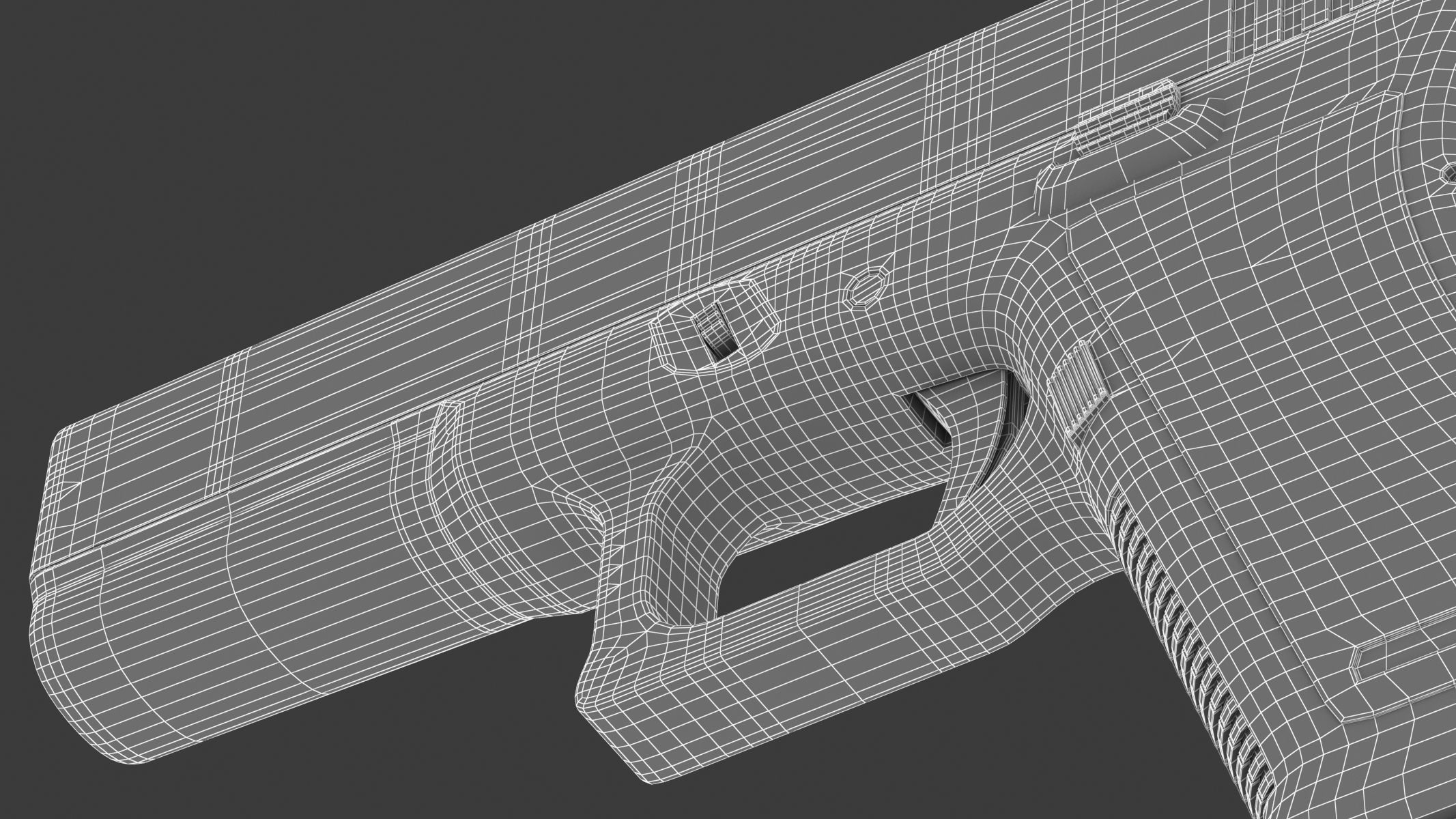 Glock pistol 3D model_25