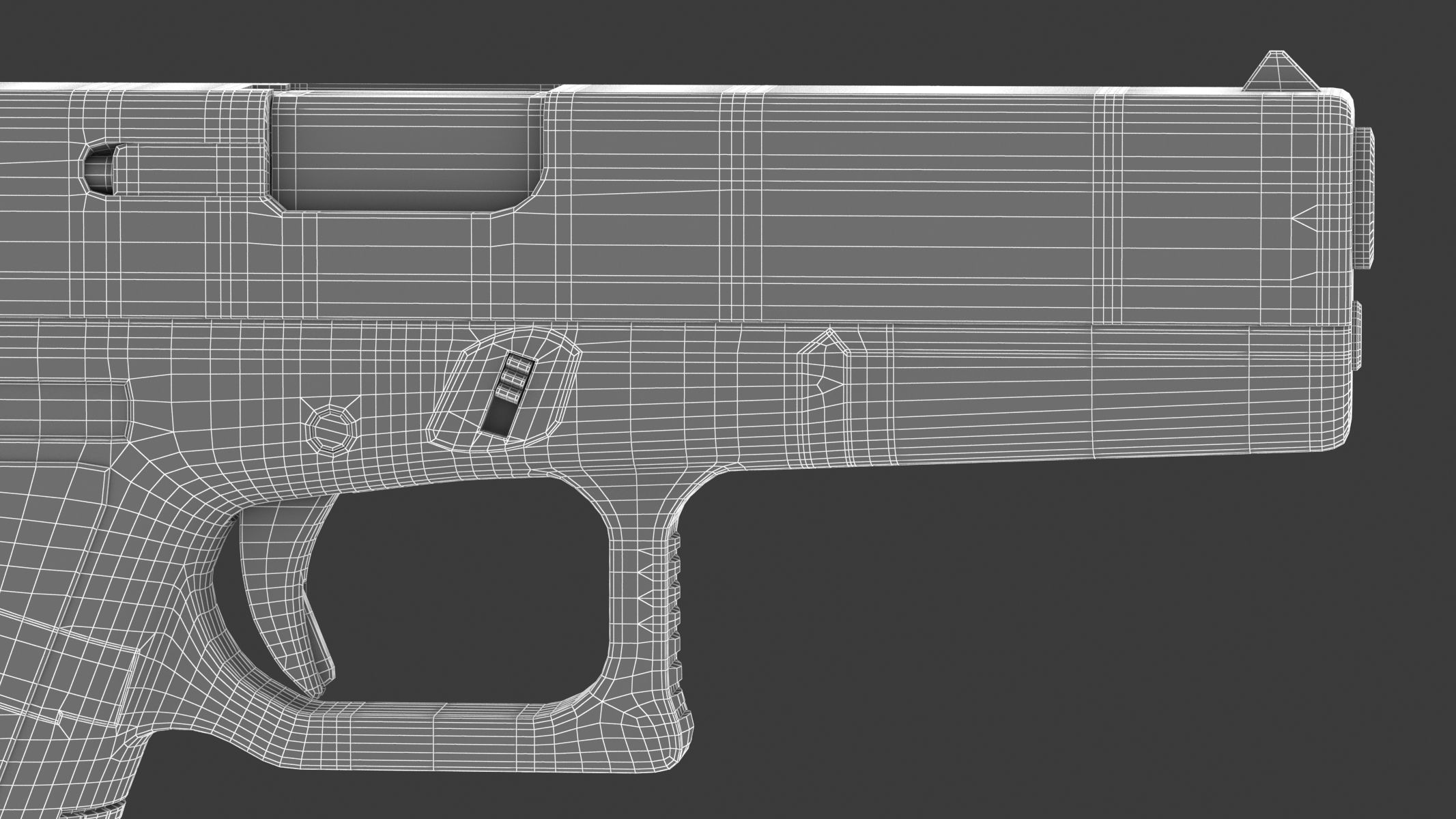 Glock pistol 3D model_20