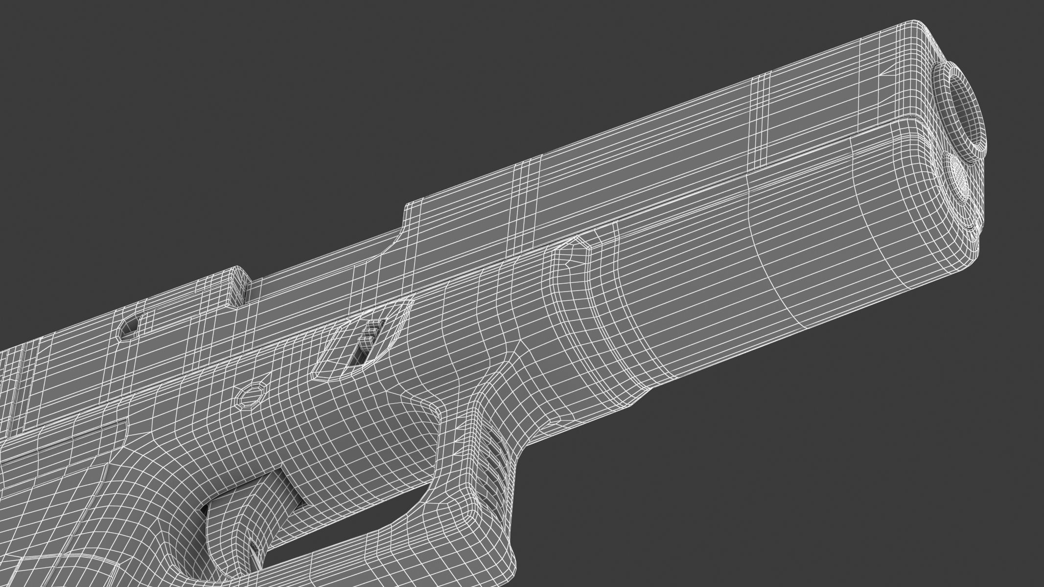 Glock pistol 3D model_27