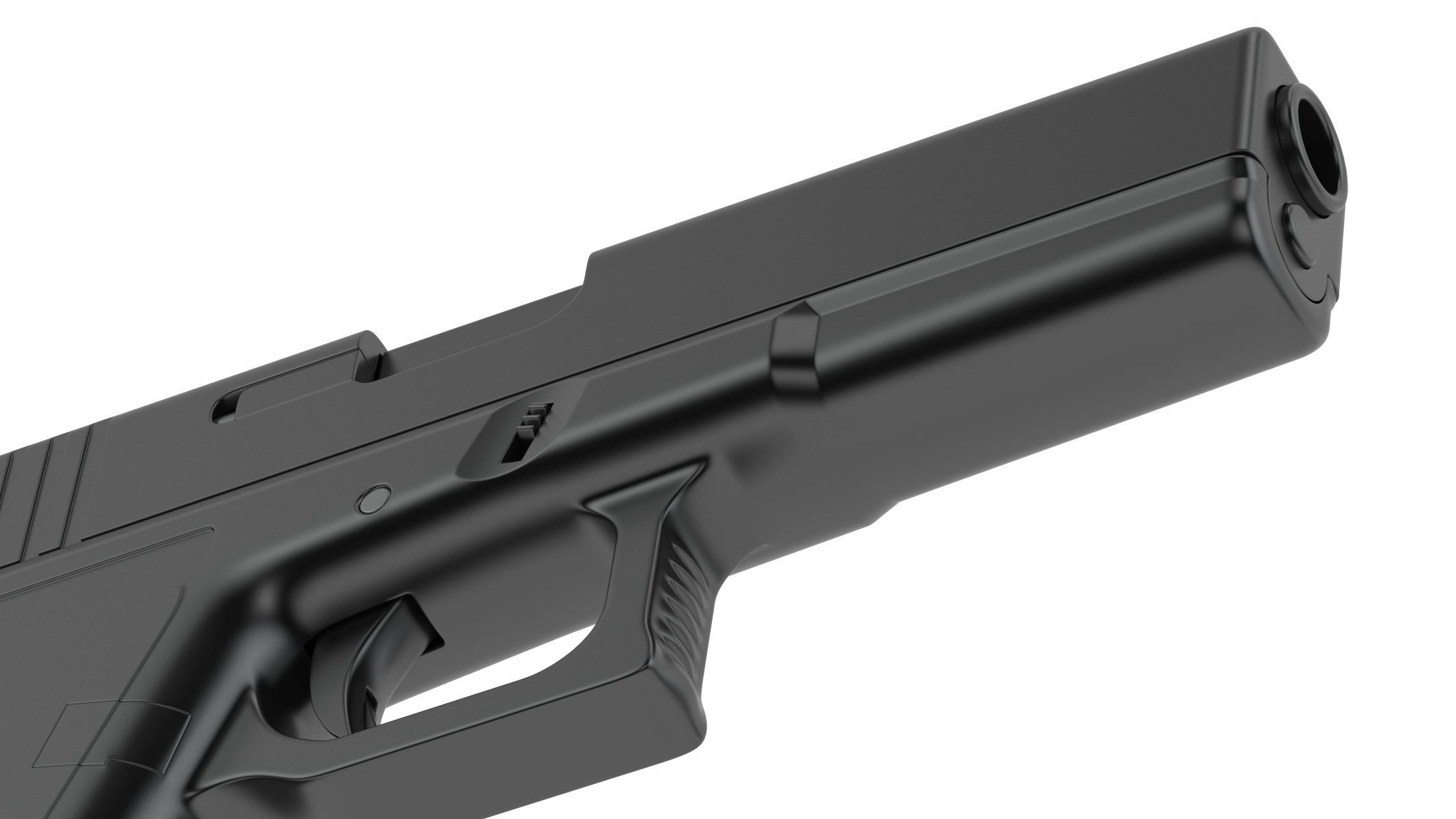 Glock pistol 3D model_12